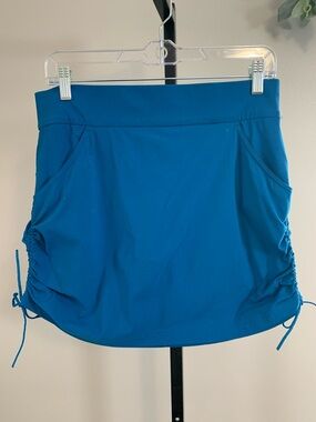 Columbia Blue Active Skort with Side Drawstrings